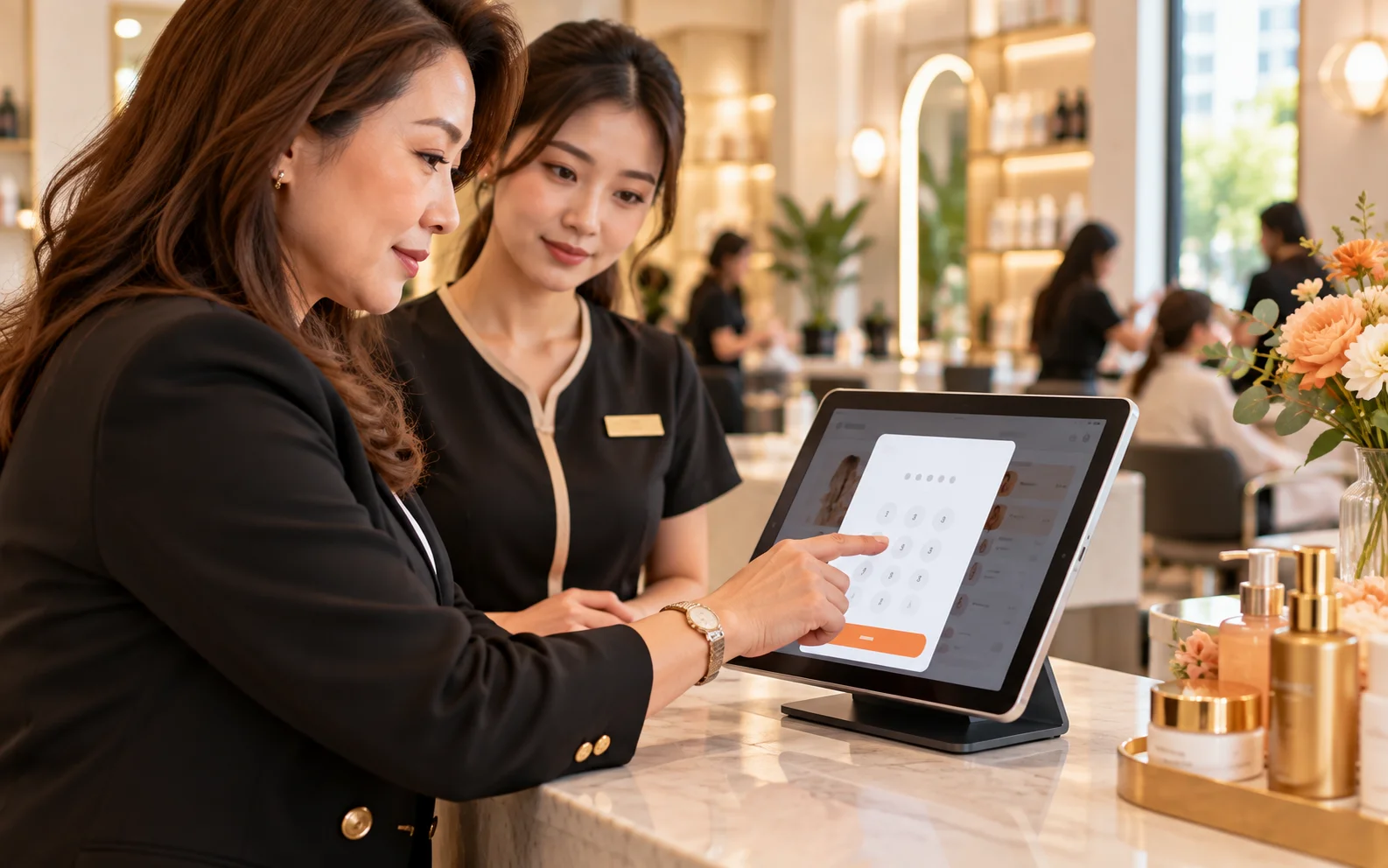 店长输入密码，授权员工提出的额外折扣